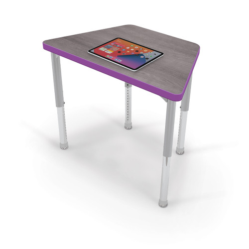 Hierarchy Hexagonal Trapezoid Snap Desk - MooreCo - Props Not Included Hierarchy Hexagonal Trapezoid Snap Desk - MooreCo - Props Not Included