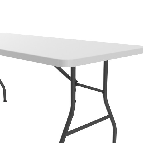 Econoline Fold-in-Half Light Duty Gray Granite Blow-Molded Plastic Table - Correll CP3072FM Econoline Fold-in-Half Light Duty Gray Granite Blow-Molded Plastic Table - Correll CP3072FM