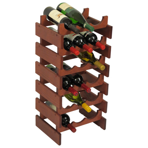 Wooden Mallet WR36 Dakota 18 Bottle Wine Rack