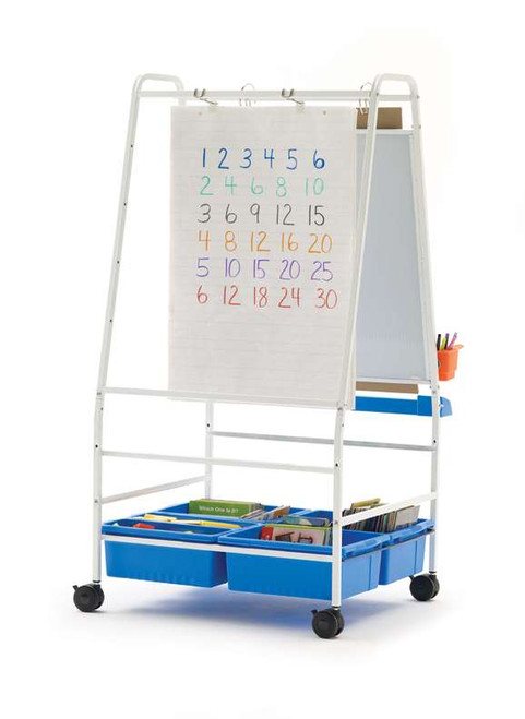 Copernicus RC2IN1 2-in-1 Royal Teaching Easel with Portable Whiteboard Multi Color