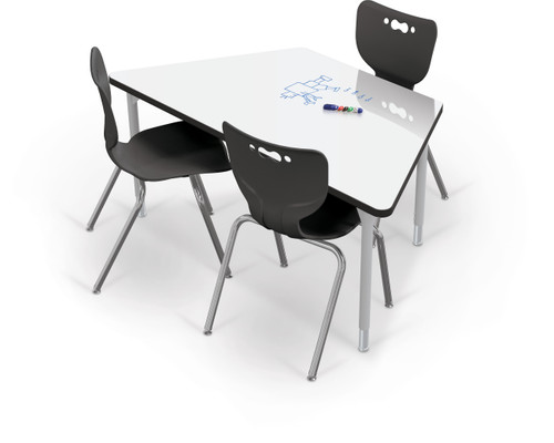 Hierarchy Trapezoid Activity Table with High Pressure Laminate Top - MooreCo - Sold Individually - Props Not Included Hierarchy Trapezoid Activity Table with High Pressure Laminate Top - MooreCo - Sold Individually - Props Not Included