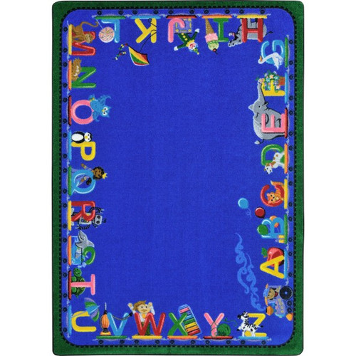 Joy Carpets 1925D Choo Choo Letters Rug 7' 8" x 10' 9"