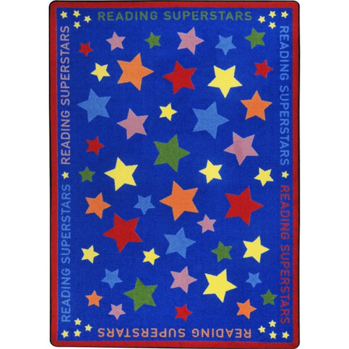 Joy Carpets 1853G Reading Superstars Rug 10' 9" x 13' 2"