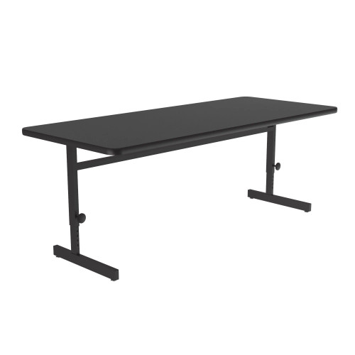 Adjustable Height High Pressure Laminate Work Station and Student Desk - Correll Adjustable Height High Pressure Laminate Work Station and Student Desk - Correll
