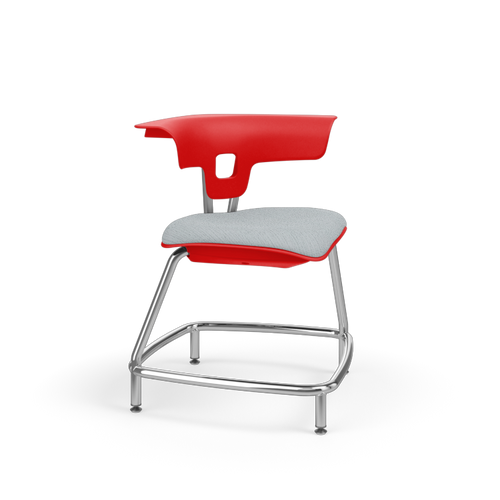 KI Ruckus RKU200H18NB Upholstered Seat Stack Chair With Glides 19 Inch Seat Height KI Ruckus RKU200H18NB Upholstered Seat Stack Chair With Glides 19 Inch Seat Height