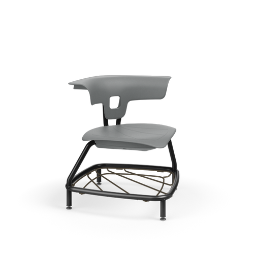 KI Ruckus RKU100H15BR Polypropylene Stack Chair With Glides And Bookrack 15 Inch Seat Height KI Ruckus RKU100H15BR Polypropylene Stack Chair With Glides And Bookrack 15 Inch Seat Height