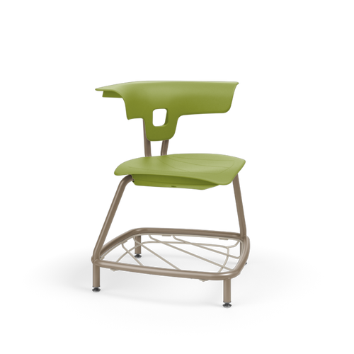 KI Ruckus RKU100H18BR Polypropylene Stack Chair With Glides And Bookrack 18 Inch Seat Height KI Ruckus RKU100H18BR Polypropylene Stack Chair With Glides And Bookrack 18 Inch Seat Height