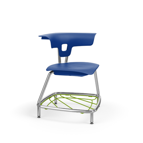 KI Ruckus RKU100H18BR Polypropylene Stack Chair With Glides And Bookrack 18 Inch Seat Height KI Ruckus RKU100H18BR Polypropylene Stack Chair With Glides And Bookrack 18 Inch Seat Height