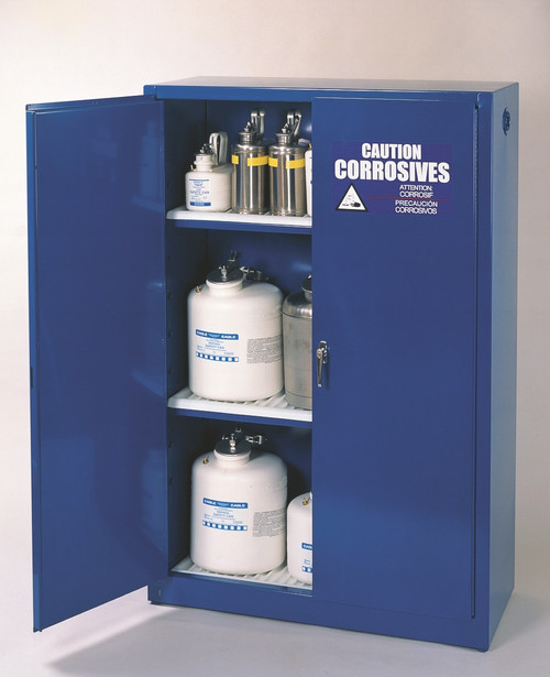 Hann SAF-CRA-47 Corrosive Acid Storage Cabinet With Manual Doors 18 x 43