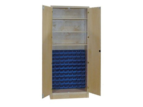 Hann PSC-18 Parts Storage Cabinet With 80 Storage Bins and Three Shelves 18 x 36