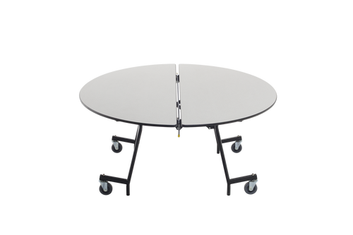 AmTab MOV72 Mobile Cafeteria Table Oval 60 W x 72 L AmTab MOV72 Mobile Cafeteria Table Oval 60 W x 72 L
