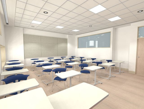 KI Ruckus RU4201 Glide Base Desk 29 Inch Fixed Height 