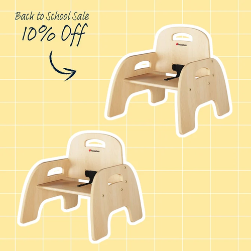 Foundations Simple Sitter Durable Baltic Birch Chair Pack of 2