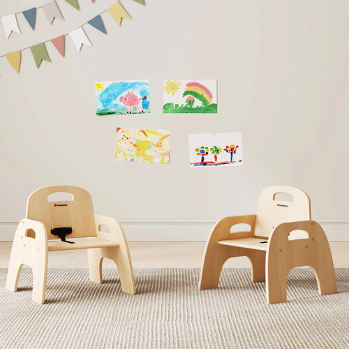 Foundations Simple Sitter Durable Baltic Birch Chair Pack of 2