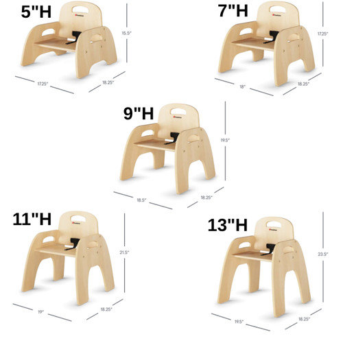 Foundations Simple Sitter Durable Baltic Birch Chair Pack of 2
**Additional Chairs Sold Separately**