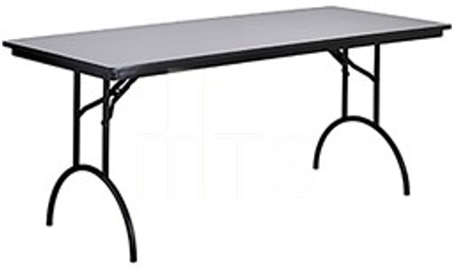 MTS Seating 415-1872-AL Continuity Arched Leg Banquet Folding Table 18 x 72