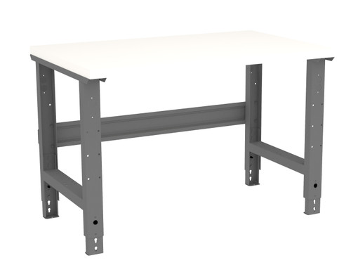 Tennsco WBA-1-3048P Plastic Top Workbench Adjustable Height 30 x 48 Tennsco WBA-1-3048P Plastic Top Workbench Adjustable Height 30 x 48
