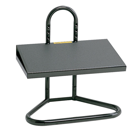 Safco 5124 Task Master Black Steel Adjustable Footrest For Standing Desks