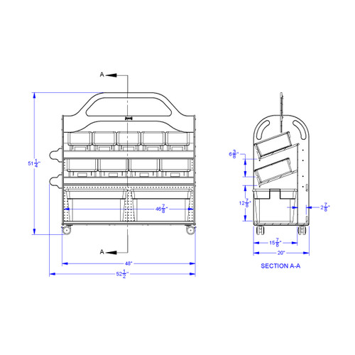 STEAM Multimedia Cart - Jonti-Craft 3522JC