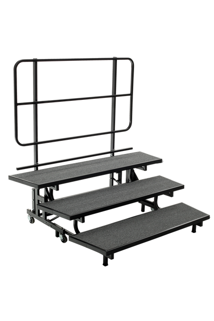 3 level riser with back