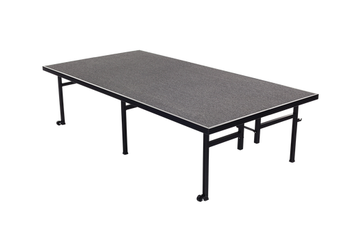 AmTab ST3408C Portable Carpet Fixed Height Stage 3 Feet W x 4 Feet L x 8 Inch H AmTab ST3408C Portable Carpet Fixed Height Stage 3 Feet W x 4 Feet L x 8 Inch H
