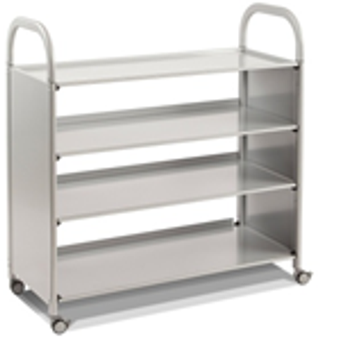 Gratnells SSET0644 Callero Plus Flat Shelf Cart