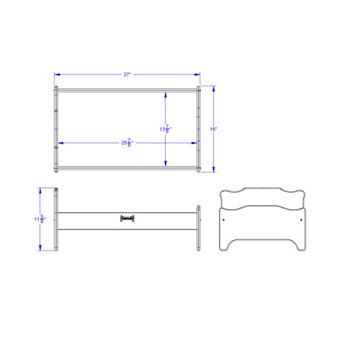 Doll Bed - Jonti-Craft 0215JC **Accessories Not Included**