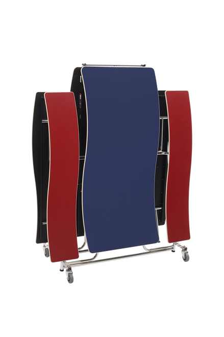 AmTab Wave Mobile Bench Cafeteria Table AmTab Wave Mobile Bench Cafeteria Table