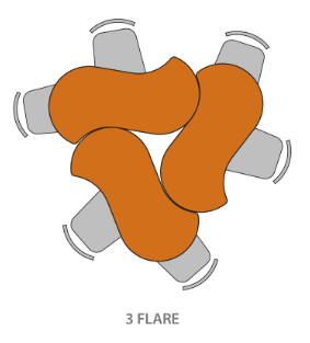 Engage Flare Table - Russwood
Shown in group (tables sold separately)