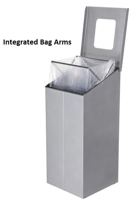 Slope Single Opening Waste Receptacle - Magnuson Group SLP **Internal Liner and Bag Arms** Slope Single Opening Waste Receptacle - Magnuson Group SLP **Internal Liner and Bag Arms**