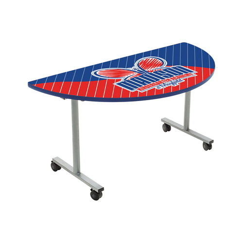 Half Round Mobile EZ Tilt Table - AmTab