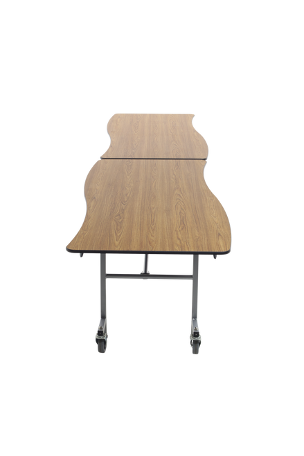 Ocean Waves Mobile Cafeteria Table - AmTab MOWT1