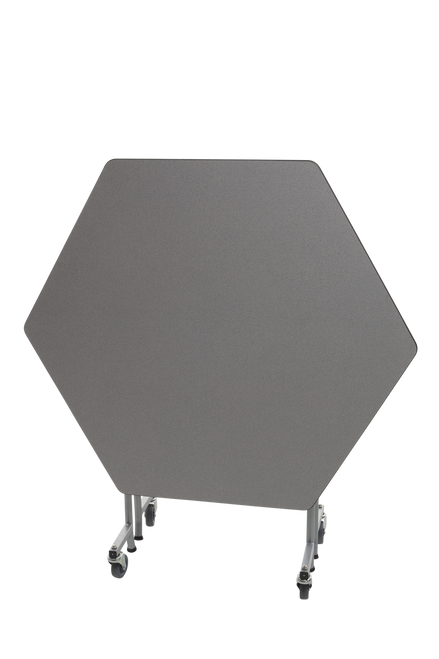 AmTab Hexagon Mobile EZ Tilt Cafeteria Table AmTab Hexagon Mobile EZ Tilt Cafeteria Table