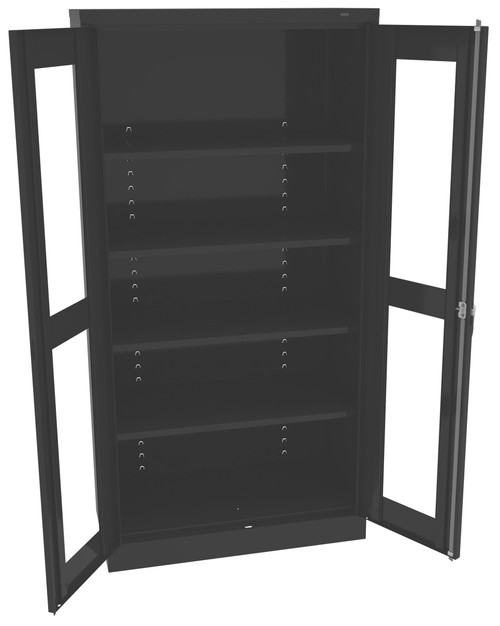 Standard Storage Cabinet with See Through Doors 36x18x72 Standard Storage Cabinet with See Through Doors 36x18x72