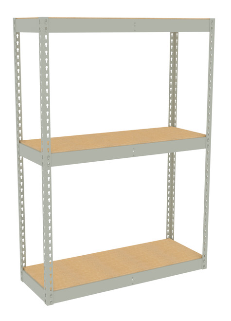 Tennsco ZA421560-3D Z-Line Archive Shelving Unit With Decking 42 x 15 x 60