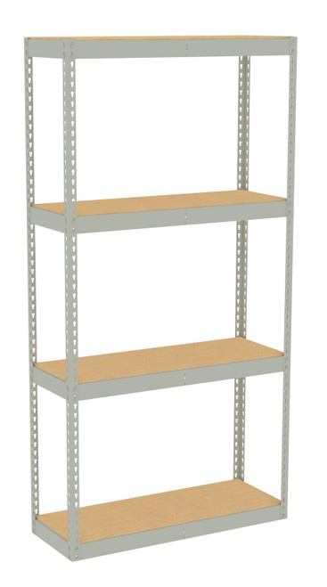 Tennsco ZA421584-4D Z-Line Archive Shelving Unit With Decking 42 x 15 x 84 