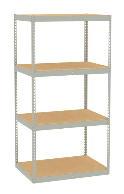 Tennsco ZA423084-4D Z-Line Archive Shelving Unit With Decking 42 x 30 x 84