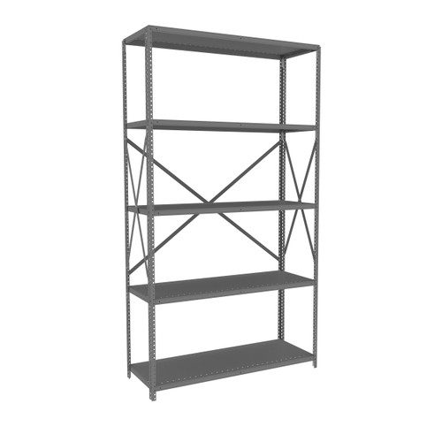 Tennsco QO5-4818S Q-Line Shelving Open Starter Unit 48 x 18 x 87 Tennsco QO5-4818S Q-Line Shelving Open Starter Unit 48 x 18 x 87