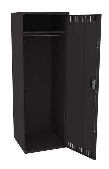 Tennsco STS-242472-A Assembled Steel Single Tier Locker without Legs 24 x 24 x 72