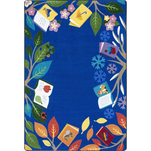 Joy Carpets 2020-C Books For All Seasons Rug 5' 4" x 7' 8"