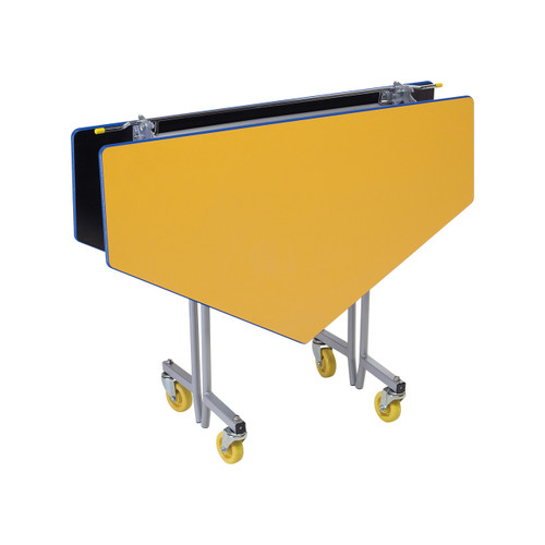 AmTab Hexagon Mobile Cafeteria Table AmTab Hexagon Mobile Cafeteria Table