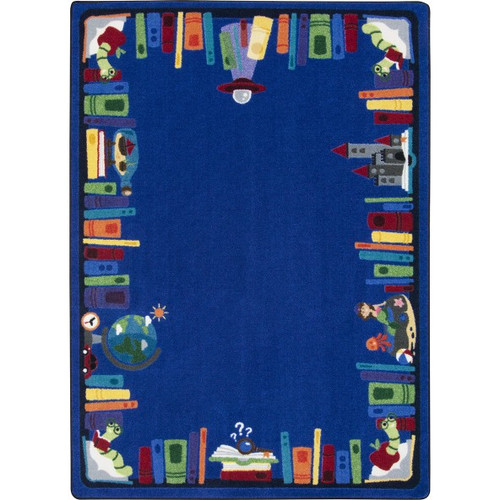 Joy Carpets 2026-C Discovery Books Rug 5' 4" x 7' 8"