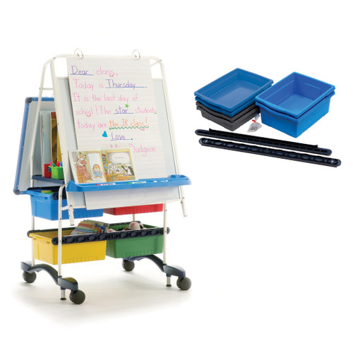 Copernicus RC105-PTP5 Royal Reading Writing Center with 4 Stubby Tubby and 2 Large Open Tubs