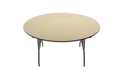 AmTab Round Folding Table with Particleboard Core and Fixed Height AmTab Round Folding Table with Particleboard Core and Fixed Height