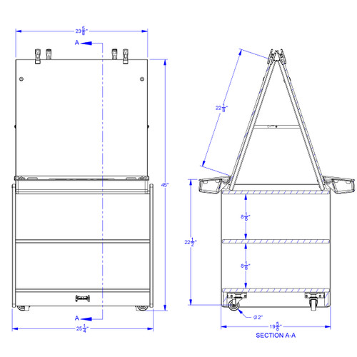 Rainbow Accents 2 Station Art Center - Jonti-Craft 0289JCWW