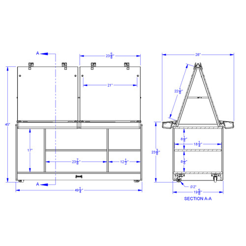 Rainbow Accents 4 Station Art Center - Jonti-Craft 0294JCWW