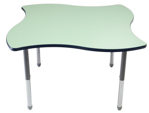 AmTab AQ60D Quaver Collaborative Activity Table 54 W x 54 L Adjustable Height
