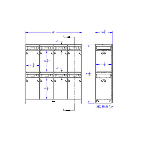 Take Home Center - 8 Section - Jonti-Craft