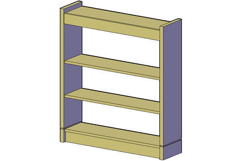 KI CRFS4210S CrossRoads Single Face Starter Unit Library Shelving 10x37
