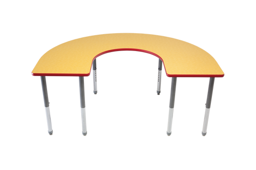C Shape Activity Table with High Pressure Laminate Top - AmTab